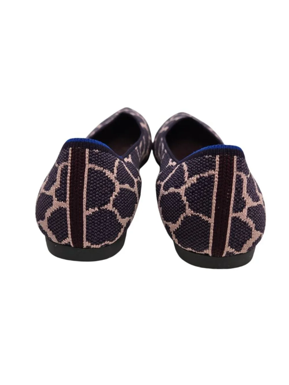 Rothy's The Point Violet Giraffe Pointed Toe Flats Size 6.5